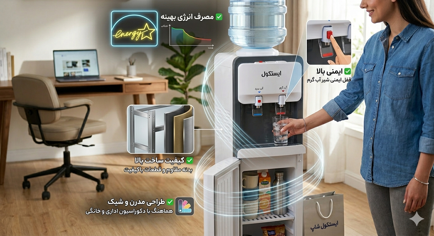 چرا آبسردکن کابین دار ایستکول انتخاب مناسبی است؟