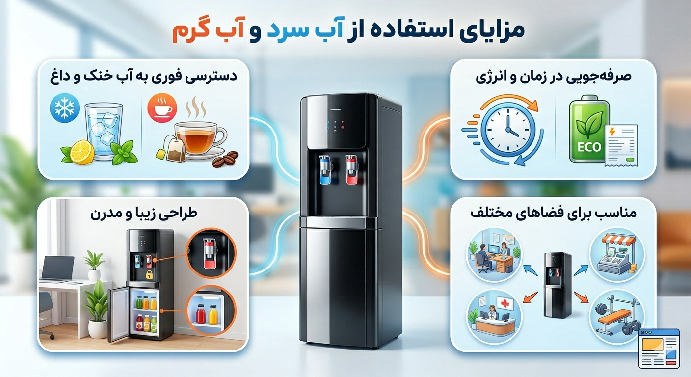 مزایای استفاده از آبسردکن سرد و گرم